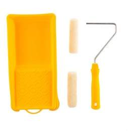 Сибртех Малярный набор для работ с лаками: кювета 150 мм х 290 мм и мини-валик 110 мм 80458