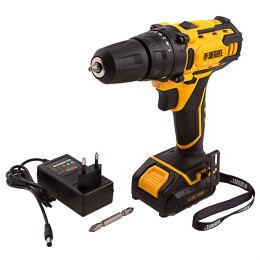 Denzel Дрель-шуруповерт аккумуляторная CDL-12-01CB, Li-Ion, 12 В, 1 акк.// 26104