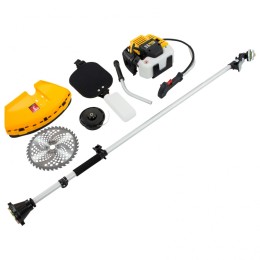 Denzel Триммер бензиновый DT 33, 33 см3, 1.8 л. с, неразъемная штанга, состоит из 2 частей 96222