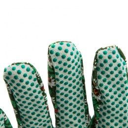 Palisad Перчатки садовые х/б ткань с ПВХ точкой, манжет, S 67761