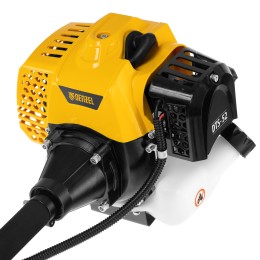 Denzel Триммер бензиновый DTS-52, 52 см3, неразъемная штанга, состоит из 2 частей 962155