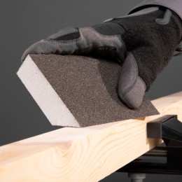 Matrix Губка для шлифования, 120 х 90 х 25 мм, трапеция, мягкая, P 60 75728