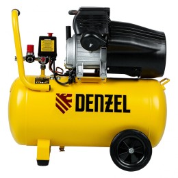 Denzel Компрессор воздушный DCV2200/50, прямой привод, 2.2 кВт, 50 литров, 380 л/мин 58167