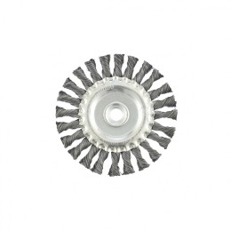 Matrix Щетка для УШМ 125 мм, М14, плоская, крученая проволока 0.5 мм 74640