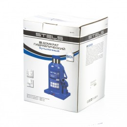 Stels Домкрат гидравлический бутылочный, 50 т, h подъема 280-450 мм 51171