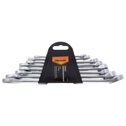 Sparta Набор ключей комбинированных, 6-19 мм, хромированные, 8 шт, 154605