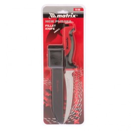 Matrix Нож рыбака "FILLET KNIFE" small, 150 мм, двухкомпонентная рукоятка, пластиковые ножны Kitchen79108