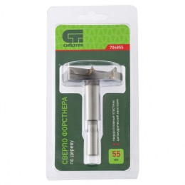 Сибртех Сверло Форстнера по дереву, 53 мм, цилиндрический хвостовик 704853