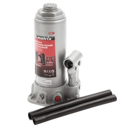 Matrix Домкрат гидравлический бутылочный, 8 т, высота подъема 230-457 мм 50723