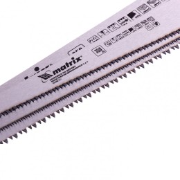 Matrix Ножовка по дереву 3 в одном: ножовка, 3 рабочих полотна, металлическая обрезиненная рукоятка 23575