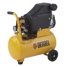 Denzel Компрессор воздушный DLC1300/24 безмасляный 1.3 кВт, 24 литра, 206 л/мин 58171