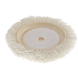 Matrix Насадка полировальная "под липучку", 125 мм, плетеная шерстяная нить 75957