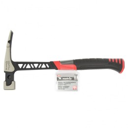 Matrix Молоток каменщика, 680 г, цельнокованый, двухкомпонентная обрезиненная рукоятка Pro10632