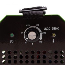 Сибртех Инверторный аппарат дуговой сварки ИДС-250K, 250 А, ПВ 80%, диаметр электрода 1,6-5 мм 94396