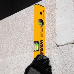 Denzel Уровень алюминиевый, 400 мм, фрезерованный, 3 глазка 33680