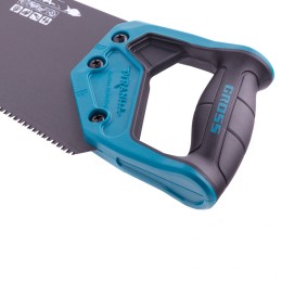 Gross Ножовка по дереву Piranha , 550 мм, 11-12 TPI, зуб-3D, каленый зуб, тефлоновое покрытие полотна, двухкомпонентная рукоятка 24108