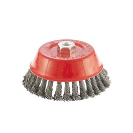 Matrix Щетка для УШМ, 150 мм, М14, "чашка", крученая проволока 0.8 мм 74626