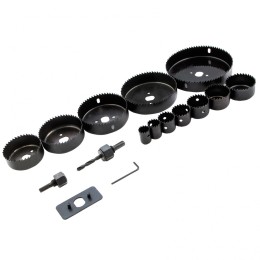 Matrix Набор кольцевых пил по дереву, 19-127 мм, 12 предметов 70472