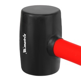 Matrix Киянка резиновая, 450 г, черная резина, фибергласовая рукоятка 11185