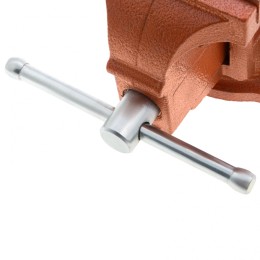 Sparta Тиски слесарные, 100 мм, поворотные, с наковальней 186235