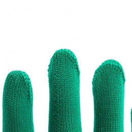 Сибртех Перчатки Нейлон, ПВХ точка, 13 класс, цвет изумрудный, L Россия 67828