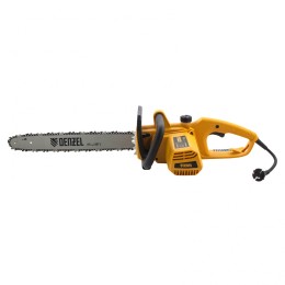 Denzel Пила цепная электрическая EDS-2200P, 2.2 кВт,поперечная, шина 45 см, шаг 3/8, паз 1.3 мм, 63 звена 95617