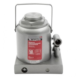 Matrix Домкрат гидравлический бутылочный, 50 т, высота подъема 240-370 мм 50737