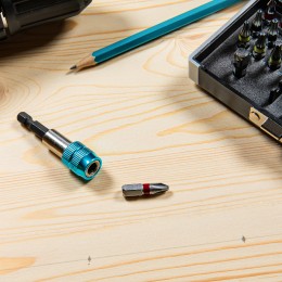 Gross Набор бит, магнитный адаптер, сталь S2, пластиковый кейс, 32 предмета 11363