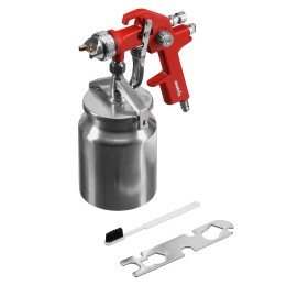 Matrix Краскораспылитель HVLP пневмат. с нижним бачком V= 1 л, сопло диаметром 1.4 мм 57319