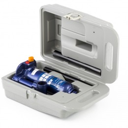 Stels Домкрат гидравлический бутылочный, 2 т, h подъема 178-338 мм, в пластиковом кейсе 51172