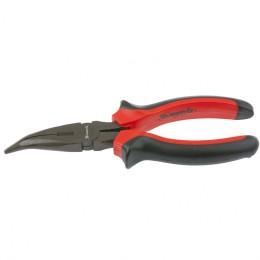Matrix Длинногубцы изогнутые Black Nickel, 160 мм, двухкомпонентные рукоятки 17458