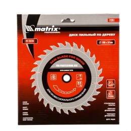 Matrix Пильный диск по дереву, 200 х 32 мм, 24 зуба, кольцо 30/32 Professional73261