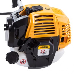 Denzel Триммер бензиновый DR-52, 52 см3, неразъемная штанга, состоит из 2 частей 96275