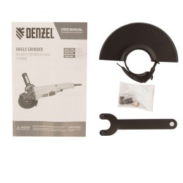 Denzel Машина шлифовальная угловая AG125-1100A, 1100 Вт, 125 мм, 3000-11000 об/мин 26908