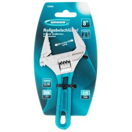 Gross Ключ разводной, 140 мм, CrV, укороченная ручка 15565