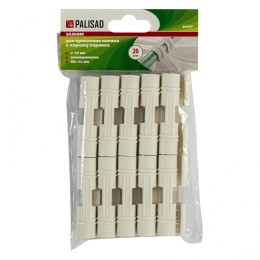 Palisad Зажим для крепления пленки к каркасу парника, D 12 мм, 20 шт, Россия64427