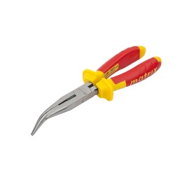 Matrix Длинногубцы изогнутые Insulated, 200 мм, двухкомпонентные рукоятки Professional17474