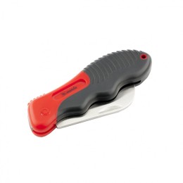 Matrix Нож электрика, складной, изогнутое лезвие, эргономичная двухкомпонентная рукоятка 78986