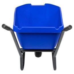 Сибртех Тачка садово-строительная с пластиковым корытом, грузоподъемность 175 кг, объем 90 л 68919