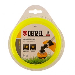 Denzel Леска для триммера, звезда 3 мм х 15 м, блистер Flex cord 96113