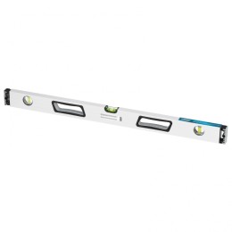 Gross Уровень алюминиевый, 800 мм, усиленный, рукоятки, фрезерованный, 3 глазка, магнитный 34371