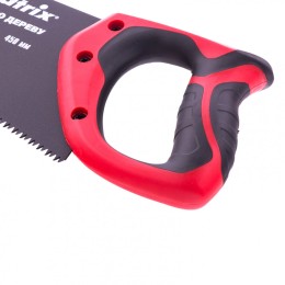 Matrix Ножовка по дереву, 450 мм, 7-8 TPI, зуб-3D, каленый зуб, тефлоновое покрытие полотна, двухкомпонентная рукоятка 23550