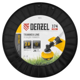 Denzel Леска для триммера двухкомпонентная звезда, 2,0мм х 374м, на DIN катушке EXTRA CORD 96812