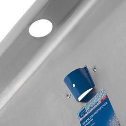 Сибртех Лопата для уборки снега тротуарная, алюминиевая, 500 х 400 мм, без черенка, Россия, 61542