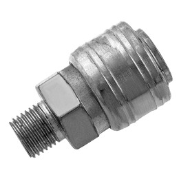 Stels Муфта универсальная быстросъемная ("мама"), 1/4, внешняя резьба, 2 шт, 57051