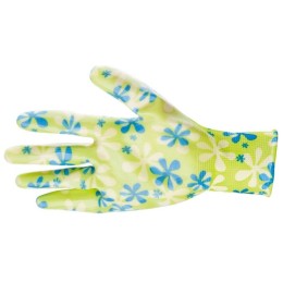 Palisad Перчатки садовые из полиэстера с нитрильным обливом, зеленые, S 67741