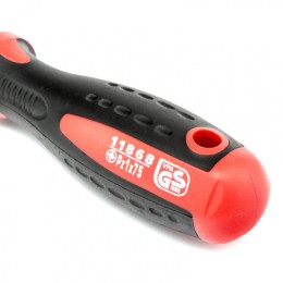 Matrix Отвертка Profi, PZ1 x 75 мм, S2, двухкомпонентная рукоятка 11868