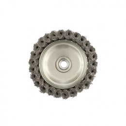 Matrix Щетка для УШМ, 125 мм, М14, "чашка", крученая проволока 0.35 мм 74617