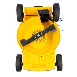 Denzel Газонокосилка электрическая GM-1800, 1800 Вт, шир. 38 см, 6 уров., травосб. 40 л. 96617