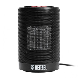 Denzel Тепловентилятор электрический керамический DTFC-1200, 3 режима, вентилятор, нагрев 600/1200 Вт 96418